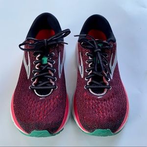 Red Brooks Ghost 11 Running Shoes-8